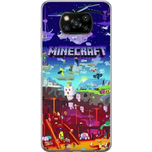 Kompatibel Mobilcover til Xiaomi Poco X3 NFC Minecraft