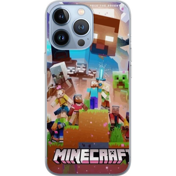 Apple iPhone 13 Pro Läpinäkyvä kuori Minecraft