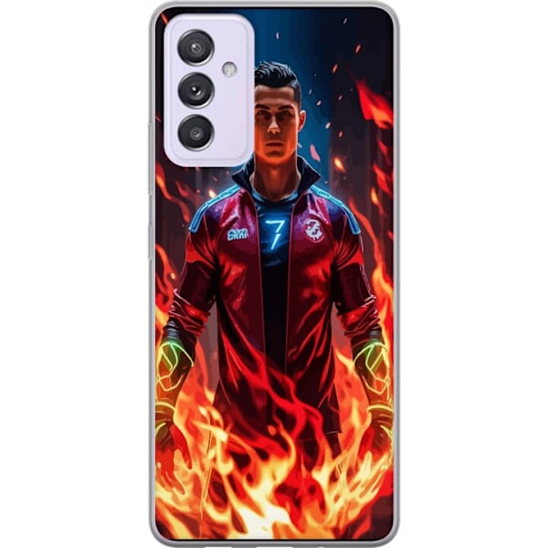 Samsung Galaxy A82 5G Gennemsigtig cover Ronaldo Inferno - fod