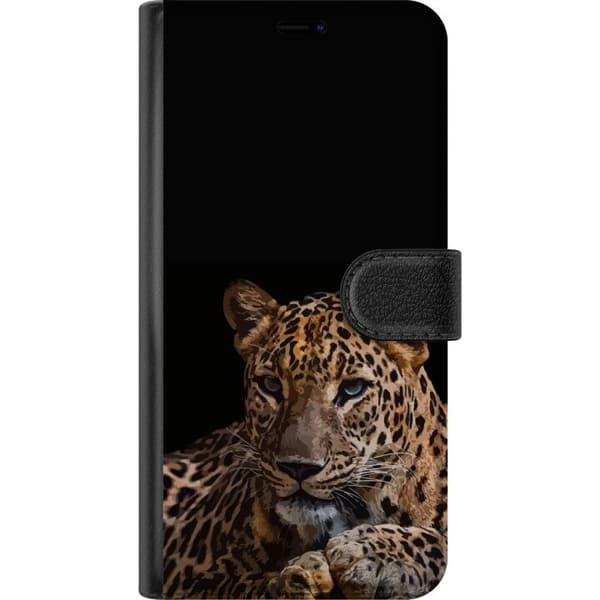 Kompatibelt Lommeboketui til Xiaomi Redmi Note 9 Leopard