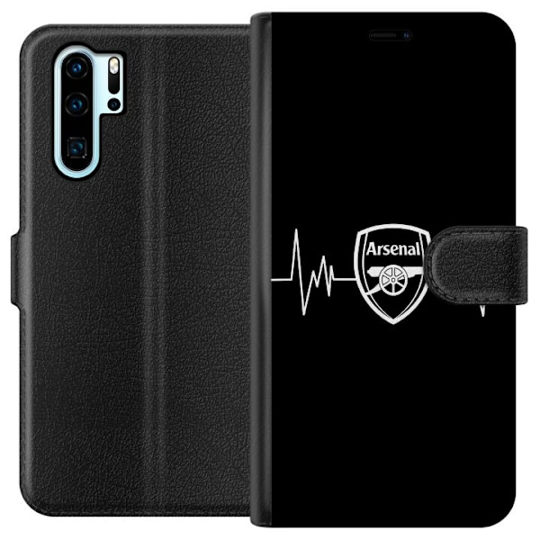 Huawei P30 Pro Tegnebogsetui Arsenal