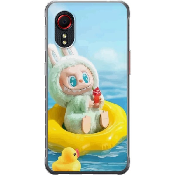 Samsung Galaxy Xcover 5 Läpinäkyvä kuori Labubu Stripe Atta