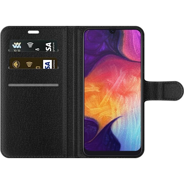 Samsung Galaxy A50 Plånboksfodral Peeking Shinchan
