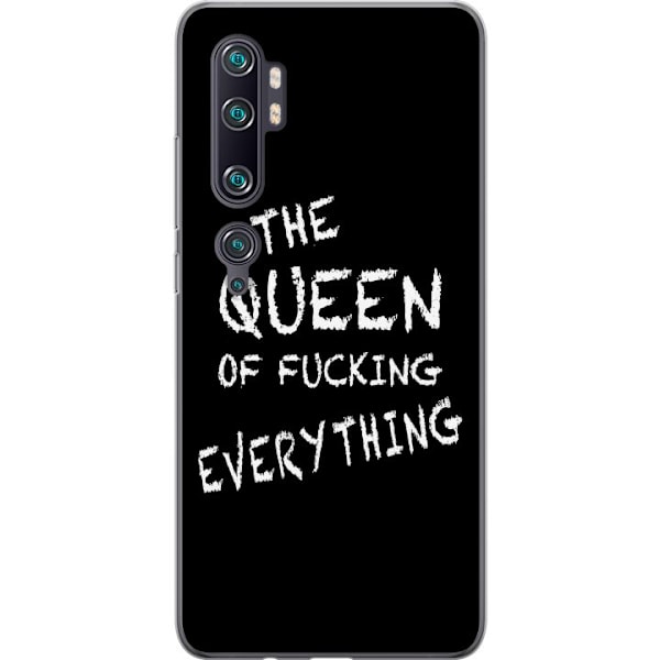 Xiaomi Mi Note 10 Pro Läpinäkyvä kuori Kaiken kuningatar