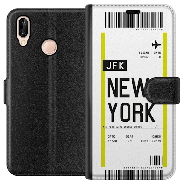 Huawei P20 lite Lompakkokotelo New York