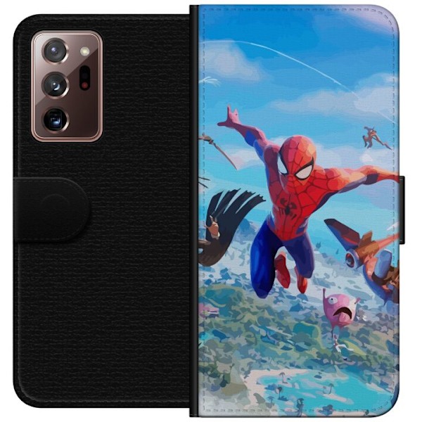 Samsung Galaxy Note20 Ultra Tegnebogsetui Fortnite Spiderman