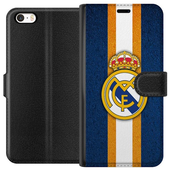 Apple iPhone 5s Plånboksfodral Real Madrid CF