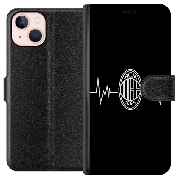 Apple iPhone 13 Tegnebogsetui AC Milan