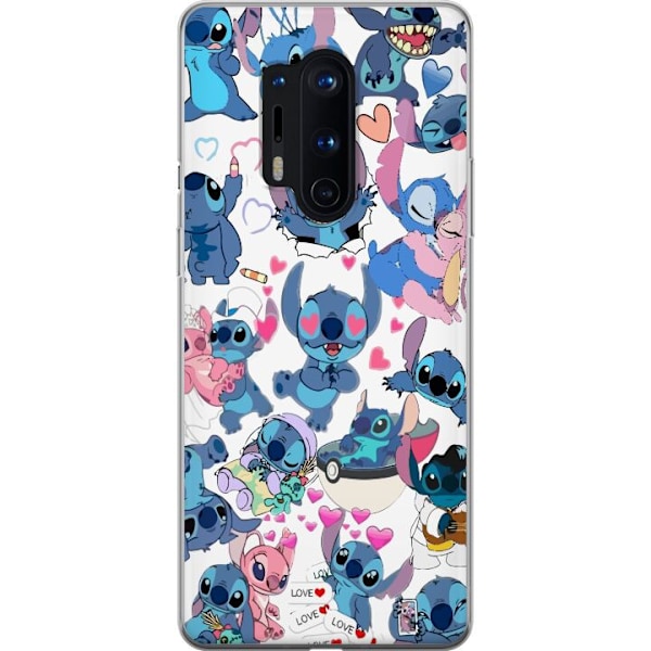 OnePlus 8 Pro Läpinäkyvä kuori Stitch