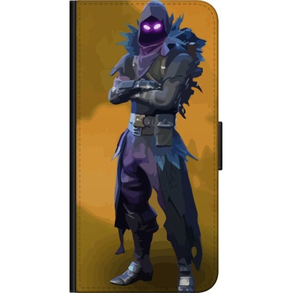 Samsung Galaxy Alpha Lompakkokotelo Fortnite - Raven