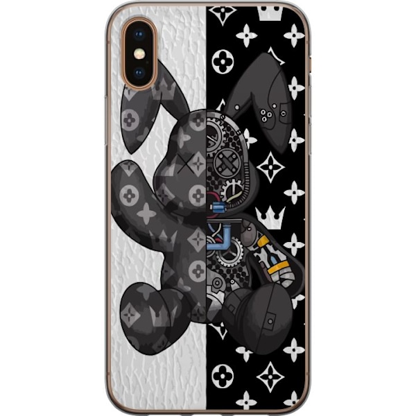 Apple iPhone XS Genomskinligt Skal LV Bunny