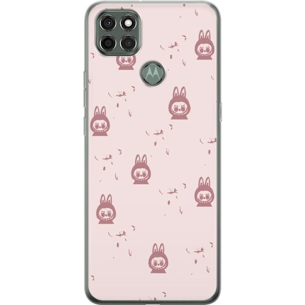Motorola Moto G9 Power Läpinäkyvä kuori Labubu Neon Pop - N