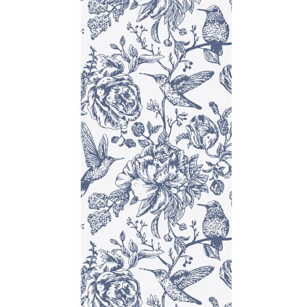 Apple iPhone 13 Pro Plånboksfodral Blomster & Fåglar – romantiskt mönster i vintage-stil
