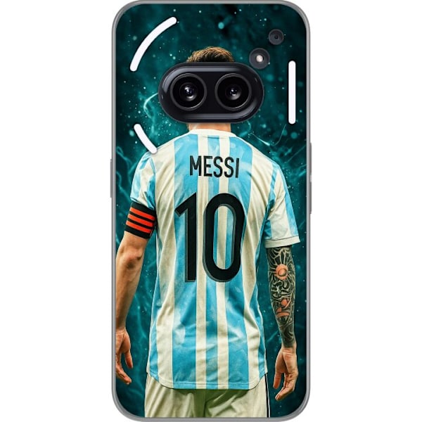 Nothing Phone (2a) Plus Läpinäkyvä kuori Messi