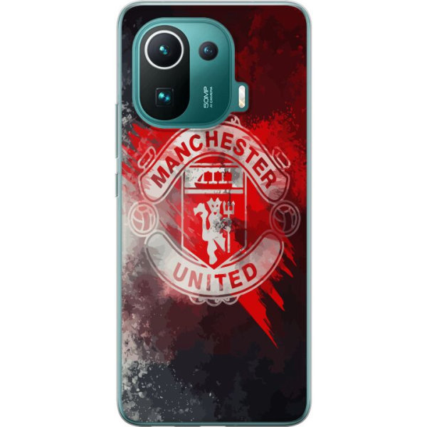Xiaomi Mi 11 Pro Gjennomsiktig deksel Manchester United