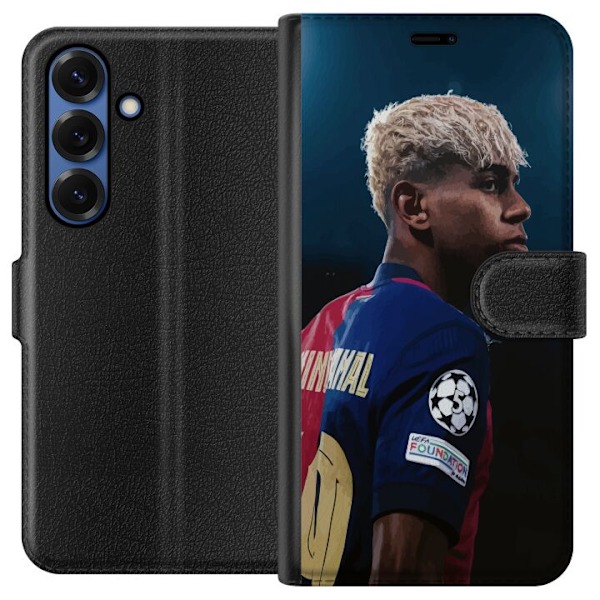 Samsung Galaxy S25+ Tegnebogsetui Lamine Yamal - Barcelonas Wu