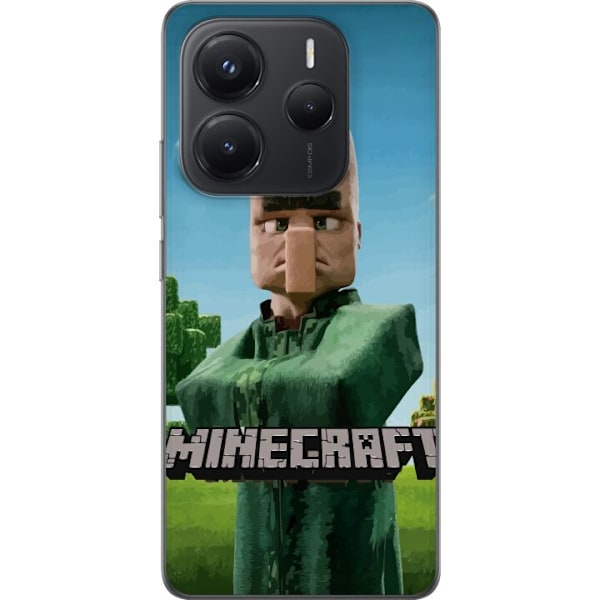 Xiaomi Redmi Note 14 Genomskinligt Skal A Minecraft Movie
