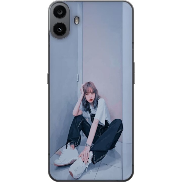 Nothing CMF Phone 1 Läpinäkyvä kuori Lisa from Blackpink – K-pop Style Icon