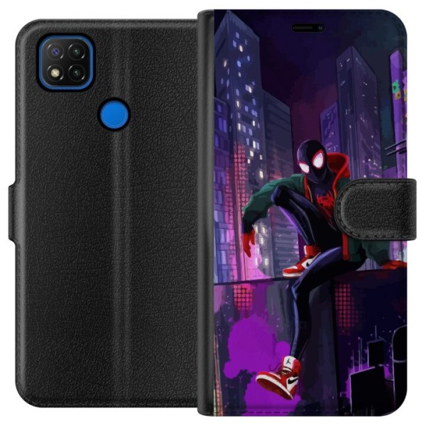 Xiaomi Redmi 9C Lompakkokotelo Fortnite - Spider-Man