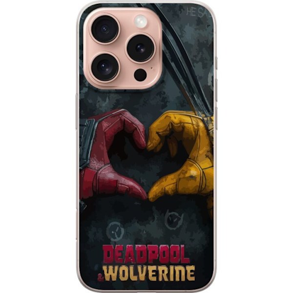 Apple iPhone 16 Pro Gennemsigtig cover Wolverine Deadpool