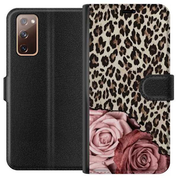 Samsung Galaxy S20 FE Plånboksfodral Leopardrosor