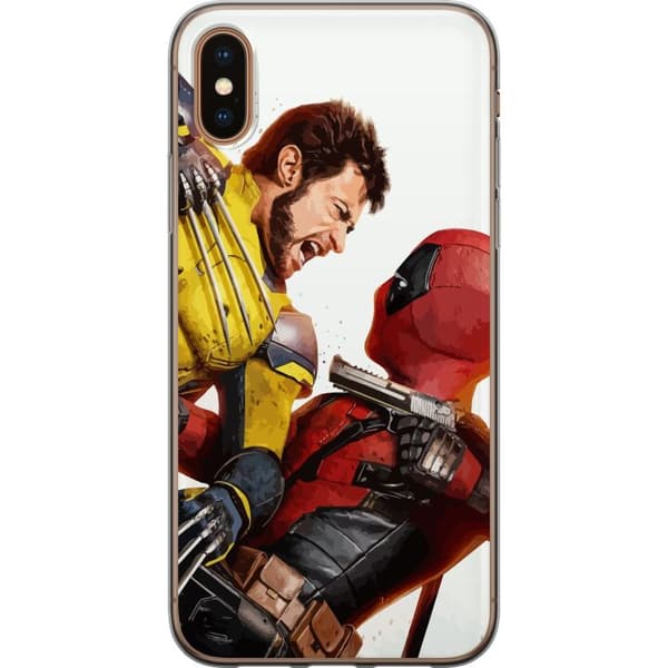 Kompatibelt Mobilskal till Apple iPhone XS Deadpool & Wolverine