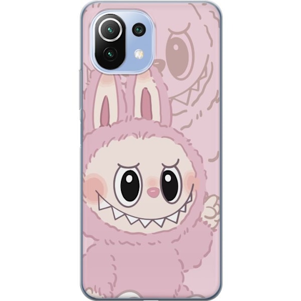 Xiaomi 11 Lite 5G NE Gennemsigtig cover Labubu Floral Freak