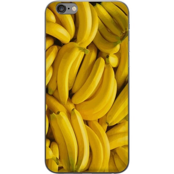 Apple iPhone 6s Plus Genomskinligt Skal Banana Pattern – lek