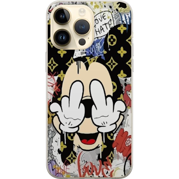 Apple iPhone 15 Pro Max Gennemsigtig cover Mickey Mouse F-YOU