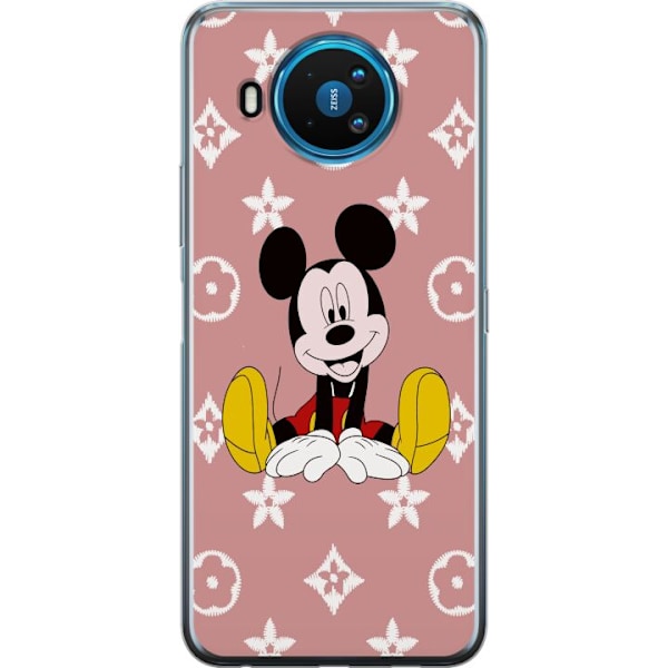 Nokia 8.3 5G Läpinäkyvä kuori Mickey Mouse