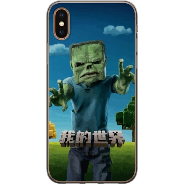Apple iPhone XS Max Läpinäkyvä kuori A Minecraft Movie