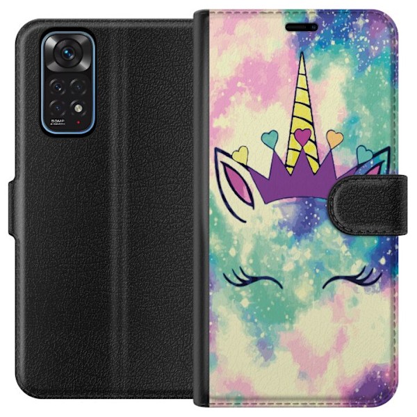 Xiaomi Redmi Note 11 Plånboksfodral Unicorn Face