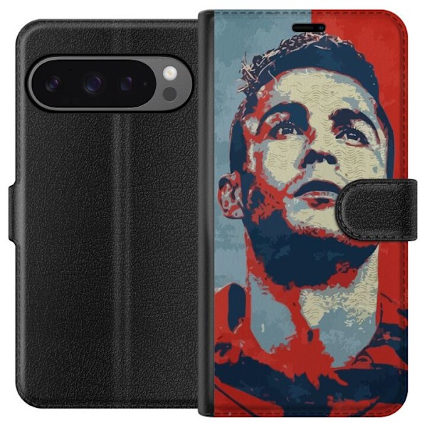 Google Pixel 9 Pro XL Lompakkokotelo Cristiano Ronaldo