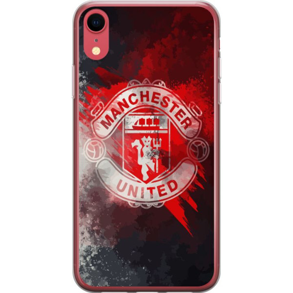 Apple iPhone XR Läpinäkyvä kuori Manchester United