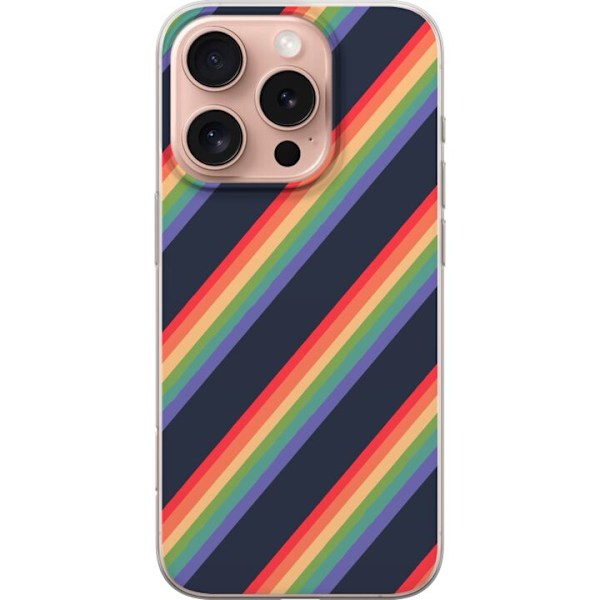 Apple iPhone 16 Pro Läpinäkyvä kuori Pride