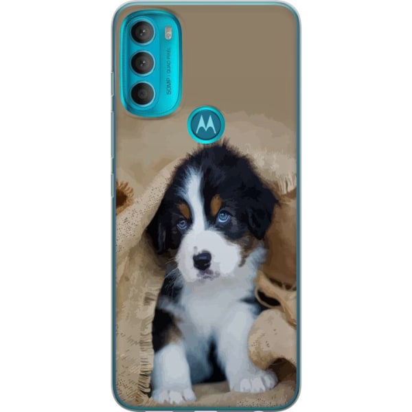 Motorola Moto G71 5G Genomskinligt Skal Hundbebis