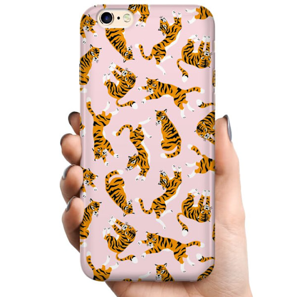 Apple iPhone 6 TPU Mobilcover tiger