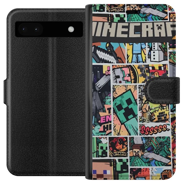 Google Pixel 6a Lompakkokotelo Minecraft Taide