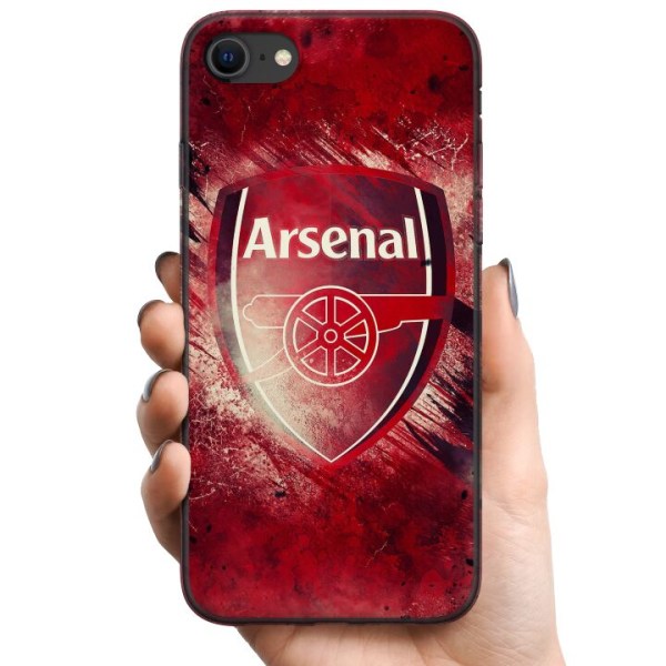 Apple iPhone 7 TPU Mobilcover Arsenal Fodbold