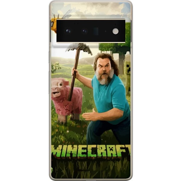 Google Pixel 6 Pro Genomskinligt Skal A Minecraft Movie