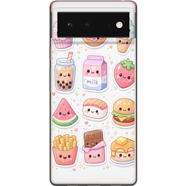 Kompatibelt Mobildeksel til Google Pixel 6 pixelmonster grön