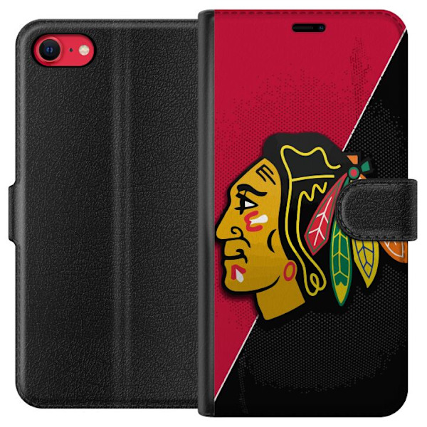 Apple iPhone 16e Lommeboketui Chicago Blackhawks (NHL)