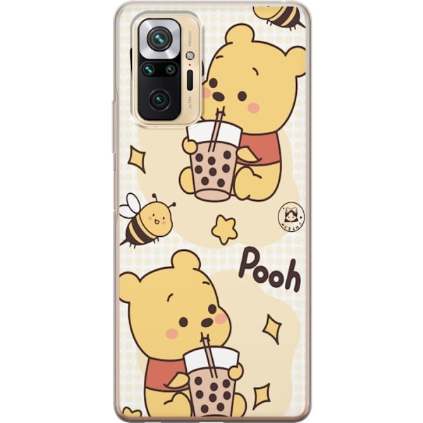 Xiaomi Redmi Note 10 Pro Läpinäkyvä kuori Nalle Pooh - klassinen karhumotiivi uudessa tulkinnassa