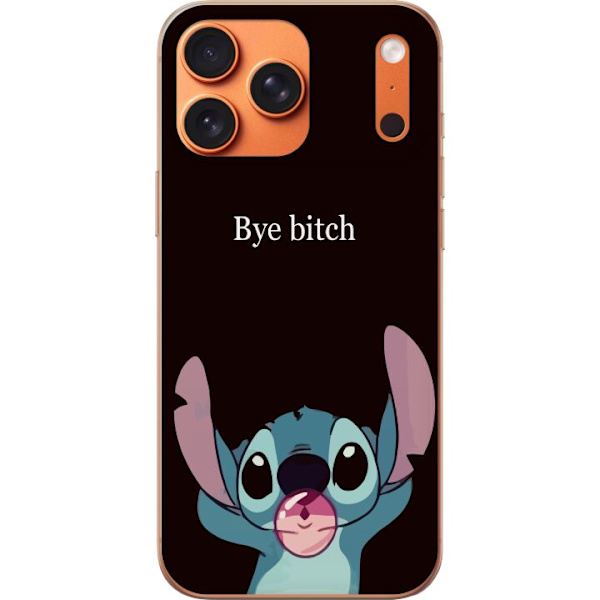 Kompatibelt Mobildeksel til Apple iPhone 17 Pro Max Bye bitch, Stitch
