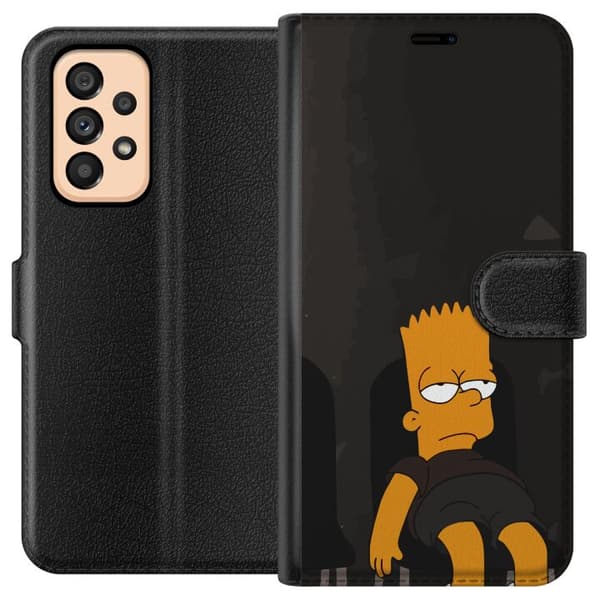 Kompatibelt Lommeboketui til Samsung Galaxy A53 5G Bart Simpson