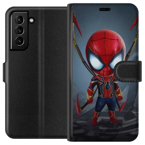 Kompatibelt Plånboksfodral till Samsung Galaxy S21+ 5G Spider-Man