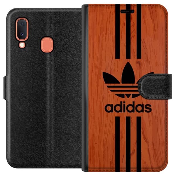 Kompatibelt Lommeboketui til Samsung Galaxy A20e Adidas