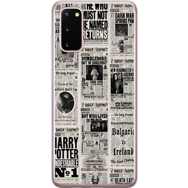 Samsung Galaxy S20 Gennemsigtig cover Harry Potter Magasin