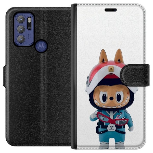 Motorola Moto G60S Tegnebogsetui How2work Labubu Monstre x Ult