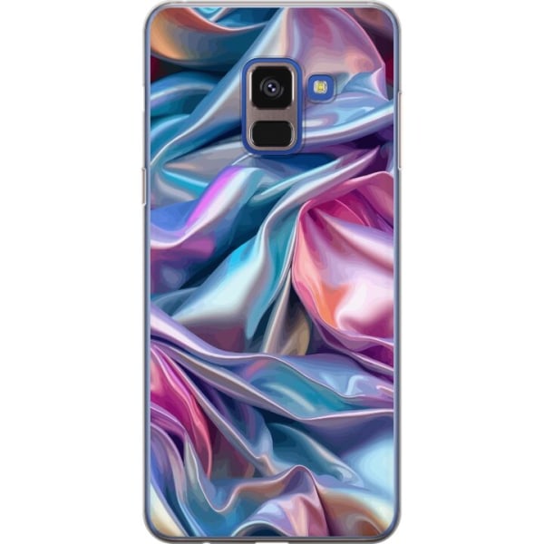 Samsung Galaxy A8 (2018) Gennemsigtig cover Skinnende silke